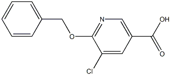 6-(benzyloxy)-5-chloronicotinic acid 结构式