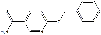 6-(benzyloxy)pyridine-3-carbothioamide 结构式
