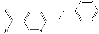 6-(benzyloxy)pyridine-3-carbothioamide 化学構造式