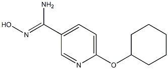 6-(cyclohexyloxy)-N'-hydroxypyridine-3-carboximidamide|