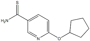 6-(cyclopentyloxy)pyridine-3-carbothioamide Structure