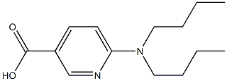 6-(dibutylamino)pyridine-3-carboxylic acid Structure