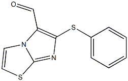 6-(phenylthio)imidazo[2,1-b][1,3]thiazole-5-carbaldehyde 结构式