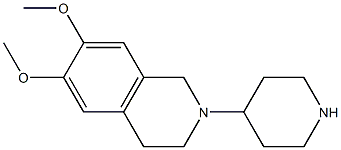 6,7-dimethoxy-2-piperidin-4-yl-1,2,3,4-tetrahydroisoquinoline|