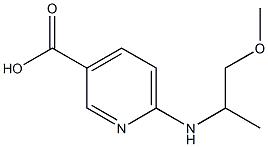 6-[(1-methoxypropan-2-yl)amino]pyridine-3-carboxylic acid