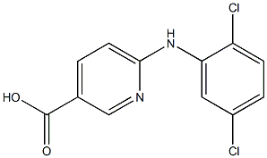 6-[(2,5-dichlorophenyl)amino]pyridine-3-carboxylic acid Structure