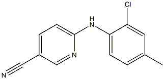  6-[(2-chloro-4-methylphenyl)amino]pyridine-3-carbonitrile