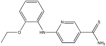 6-[(2-ethoxyphenyl)amino]pyridine-3-carbothioamide Structure