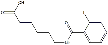 6-[(2-iodobenzoyl)amino]hexanoic acid Struktur