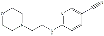 6-[(2-morpholin-4-ylethyl)amino]nicotinonitrile|