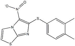 6-[(3,4-dimethylphenyl)thio]-5-nitroimidazo[2,1-b][1,3]thiazole