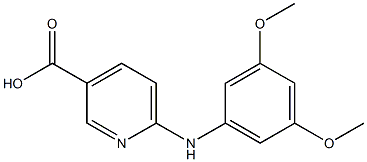 6-[(3,5-dimethoxyphenyl)amino]pyridine-3-carboxylic acid