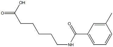  6-[(3-methylbenzoyl)amino]hexanoic acid