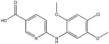 6-[(4-chloro-2,5-dimethoxyphenyl)amino]pyridine-3-carboxylic acid
