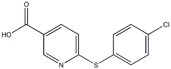  6-[(4-chlorophenyl)sulfanyl]pyridine-3-carboxylic acid