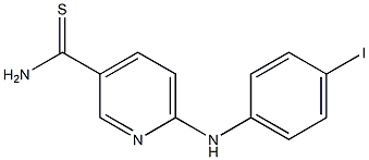  6-[(4-iodophenyl)amino]pyridine-3-carbothioamide