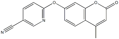 6-[(4-methyl-2-oxo-2H-chromen-7-yl)oxy]nicotinonitrile