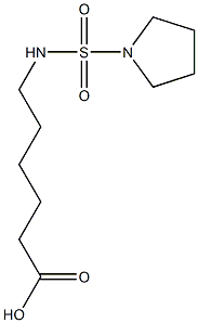 6-[(pyrrolidine-1-sulfonyl)amino]hexanoic acid|