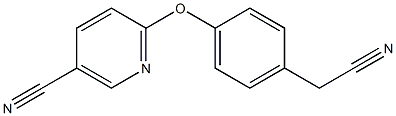  6-[4-(cyanomethyl)phenoxy]nicotinonitrile