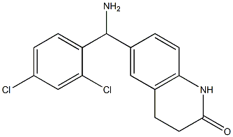 6-[amino(2,4-dichlorophenyl)methyl]-1,2,3,4-tetrahydroquinolin-2-one