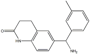 6-[amino(3-methylphenyl)methyl]-1,2,3,4-tetrahydroquinolin-2-one