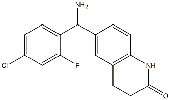 6-[amino(4-chloro-2-fluorophenyl)methyl]-1,2,3,4-tetrahydroquinolin-2-one