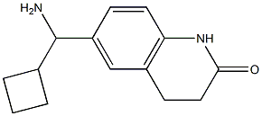 6-[amino(cyclobutyl)methyl]-1,2,3,4-tetrahydroquinolin-2-one Structure