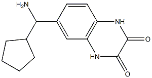 6-[amino(cyclopentyl)methyl]-1,2,3,4-tetrahydroquinoxaline-2,3-dione