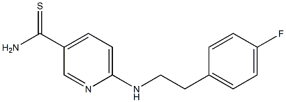 6-{[2-(4-fluorophenyl)ethyl]amino}pyridine-3-carbothioamide