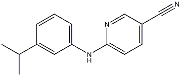 6-{[3-(propan-2-yl)phenyl]amino}pyridine-3-carbonitrile