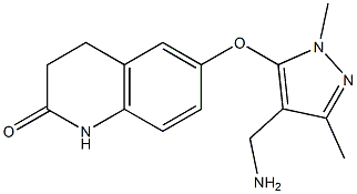 6-{[4-(aminomethyl)-1,3-dimethyl-1H-pyrazol-5-yl]oxy}-1,2,3,4-tetrahydroquinolin-2-one