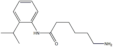 6-amino-N-(2-isopropylphenyl)hexanamide 化学構造式