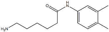 6-amino-N-(3,4-dimethylphenyl)hexanamide Structure