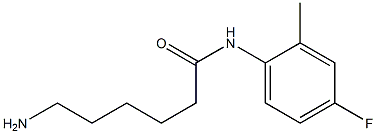 6-amino-N-(4-fluoro-2-methylphenyl)hexanamide