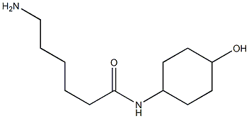 6-amino-N-(4-hydroxycyclohexyl)hexanamide,,结构式