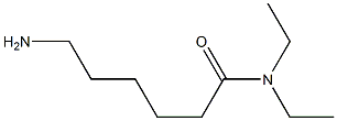 6-amino-N,N-diethylhexanamide,,结构式