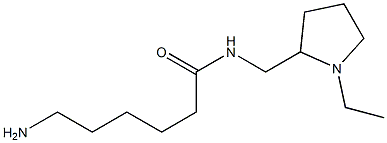 6-amino-N-[(1-ethylpyrrolidin-2-yl)methyl]hexanamide