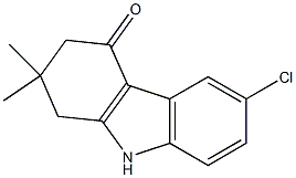 6-chloro-2,2-dimethyl-2,3,4,9-tetrahydro-1H-carbazol-4-one 化学構造式