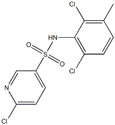 6-chloro-N-(2,6-dichloro-3-methylphenyl)pyridine-3-sulfonamide