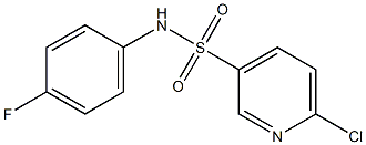 6-chloro-N-(4-fluorophenyl)pyridine-3-sulfonamide