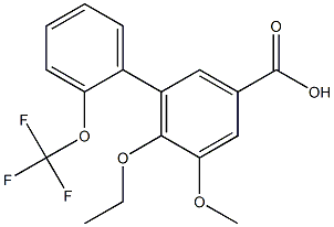 6-ethoxy-5-methoxy-2'-(trifluoromethoxy)-1,1'-biphenyl-3-carboxylic acid