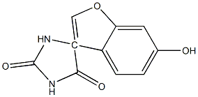 6-hydroxy-2'H,5'H-spiro[1-benzofuran-3,4'-imidazolidine]-2',5'-dione Structure