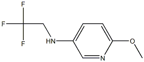 6-methoxy-N-(2,2,2-trifluoroethyl)pyridin-3-amine,,结构式