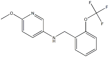 6-methoxy-N-{[2-(trifluoromethoxy)phenyl]methyl}pyridin-3-amine