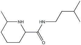 6-methyl-N-(3-methylbutyl)piperidine-2-carboxamide Structure