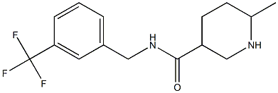 6-methyl-N-{[3-(trifluoromethyl)phenyl]methyl}piperidine-3-carboxamide|