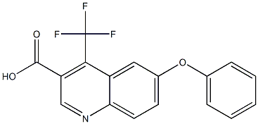 6-phenoxy-4-(trifluoromethyl)quinoline-3-carboxylic acid