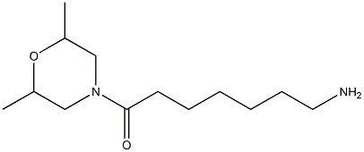 7-(2,6-dimethylmorpholin-4-yl)-7-oxoheptan-1-amine 结构式