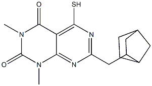  7-(bicyclo[2.2.1]hept-2-ylmethyl)-5-mercapto-1,3-dimethylpyrimido[4,5-d]pyrimidine-2,4(1H,3H)-dione