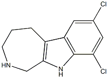7,9-dichloro-1H,2H,3H,4H,5H,10H-azepino[3,4-b]indole Structure